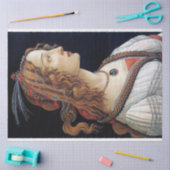 Papier Mousseline Portrait d'une dame, Sandro Botticelli (Artisanat)