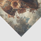 Papier Mousseline Portrait d'une femme à Venise - Découpage - (Détail)