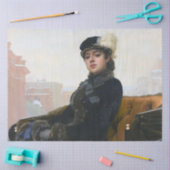 Papier Mousseline Portrait d'une femme inconnue, Ivan Kramskoi (Artisanat)