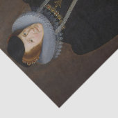 Papier Mousseline Portrait d'une femme, probablement Mary de Scudamo (Détail)