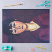 Papier Mousseline Portrait d'une jeune femme, Modigliani (Artisanat)