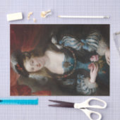 Papier Mousseline Portrait d'une jeune femme par Peter Paul Rubens (Artisanat)