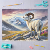 Papier Mousseline Portrait d'une page de découpage en bélier Majesti (Artisanat)