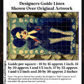 Papier Mousseline Portrait gothique jeune femme, DQ5R Floral Découpa