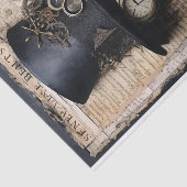 Papier Mousseline Portrait multimédia mixte inspiré par Steampunk (Détail)