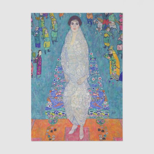 Papier Mousseline Portrait of Elisabeth Lederer, Gustav Klimt (Recto)