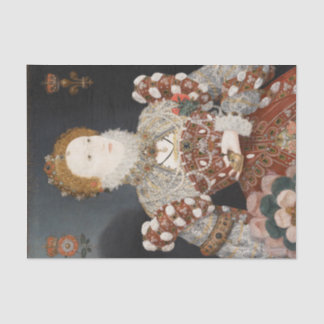Papier Mousseline Portrait Pélican Reine Elizabeth I