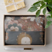 Papier Mousseline Portrait Pélican Reine Elizabeth I (Cadeau)