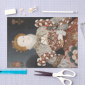 Papier Mousseline Portrait Pélican Reine Elizabeth I (Artisanat)