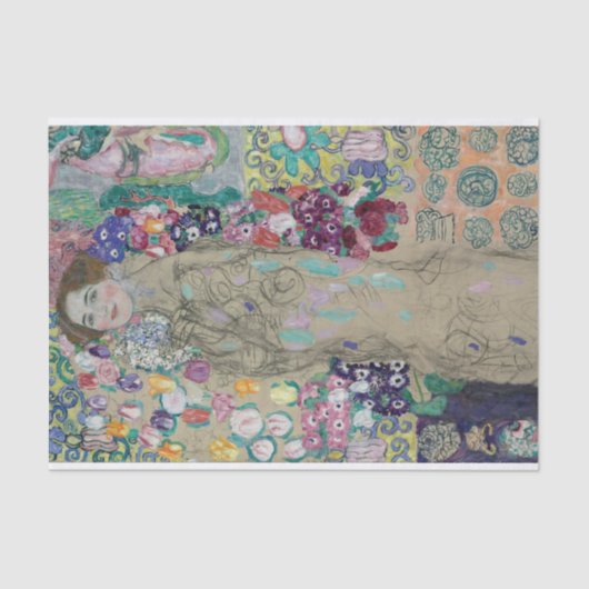 Papier Mousseline Portrait posthume de Ria Munk III, Gustav Klimt (Recto)