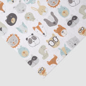 Papier Mousseline Portraits animaux mignons amicaux des visages | (Détail)