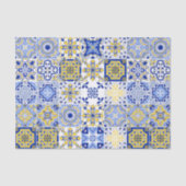 Papier Mousseline Portuguese Tiles Pattern  (Recto)