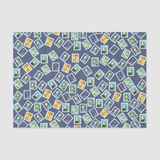 Papier Mousseline Postal Worker Tissue Paper (Recto)