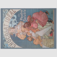 Poster Art Nouveau Chocolat 16 Découpage