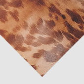 Papier Mousseline Poster de animal Brown de vache (Détail)