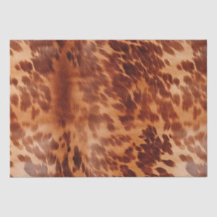 Papier Mousseline Poster de animal Brown de vache