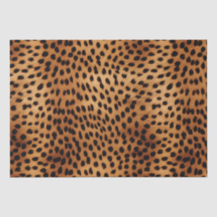 Papier Mousseline Poster de animal Cheetah Brown et noir