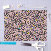 Papier Mousseline Poster de animal de points de léopard rose (Artisanat)