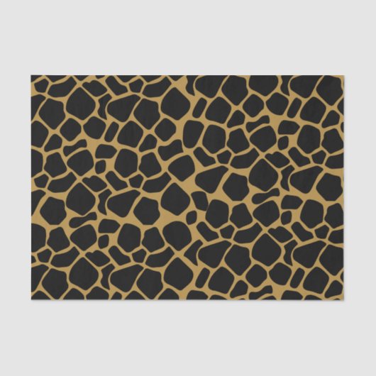 Papier Mousseline Poster de animal de tache de girafe (Recto)