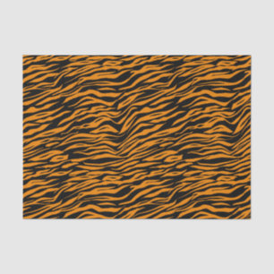 Papier Mousseline Poster de animal de tigre noir d'Halloween