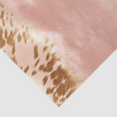 Papier Mousseline Poster de animal de vache rose (Détail)