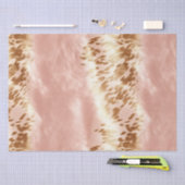 Papier Mousseline Poster de animal de vache rose (Artisanat)