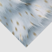 Papier Mousseline Poster de animal d'or bleu (Détail)