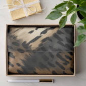 Papier Mousseline Poster de animal Leopard Black Gold Cream (Cadeau)