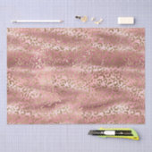 Papier Mousseline Poster de animal léopard doré rose Glam (Artisanat)