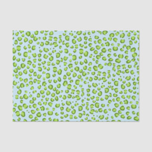 Papier Mousseline Poster de animal Leopard Motif cadeau vert