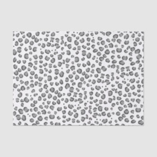 Papier Mousseline Poster de animal Leopard Motif noir blanc cadeau
