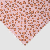 Papier Mousseline Poster de animal Leopard Motif Red Gift (Détail)