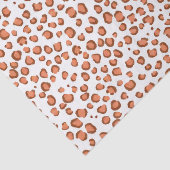 Papier Mousseline Poster de animal Leopard Motif Red Gift (Détail)