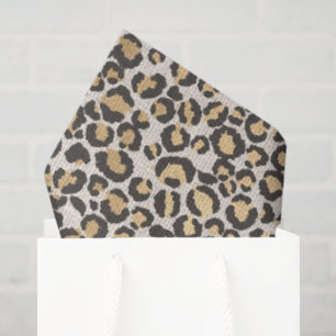 Papier Mousseline Poster de animal Leopard Spots Neutres Chic emball