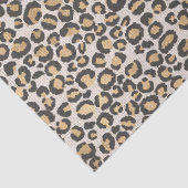 Papier Mousseline Poster de animal Leopard Spots Neutres Chic emball (Détail)