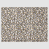 Papier Mousseline Poster de animal Leopard Spots Neutres Chic emball (Recto)