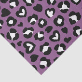 Papier Mousseline Poster de animal, Léopard Violet, Spots De Cheetah (Détail)