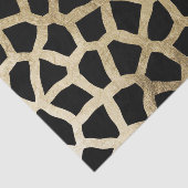 Papier Mousseline Poster de animal moderne d'or noir élégant (Détail)