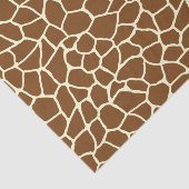 Papier Mousseline Poster de animal sauvage de motif de girafe (Détail)