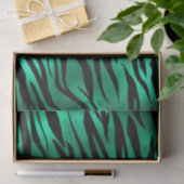 Papier Mousseline Poster de animal vert émeraude tendance (Cadeau)