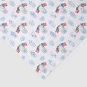 Papier Mousseline Pot à gingembre éternel du 4 juillet (Détail)