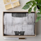 Papier Mousseline Pot à lait en bois blanc rustique de ferme Maison  (Cadeau)