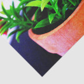 Papier Mousseline Pot de fleurs (Détail)