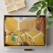 Papier Mousseline Pot de miel abeille miel ruche Apiculture (Cadeau)