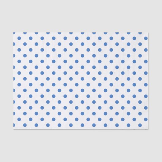 Papier Mousseline Pote bleu et blanc (Recto)