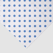 Papier Mousseline Pote bleu et blanc (Détail)