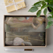 Papier Mousseline Potins dans le jardin (Scène italienne) (Cadeau)