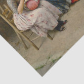 Papier Mousseline Potins dans le jardin (Scène italienne) (Détail)