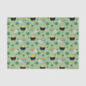 Papier Mousseline Pots d'or chanceux (Recto)