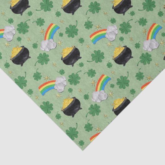 Papier Mousseline Pots d'or chanceux (Détail)